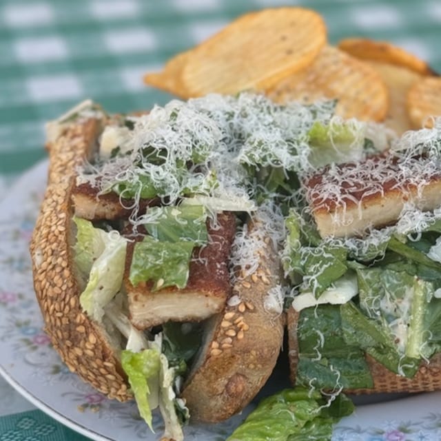 Chicken Caesar Hoagie.