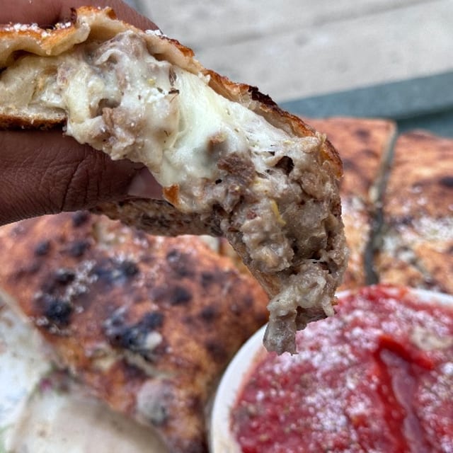 Calzone Cheesesteak.
