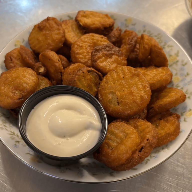 Fried Pickles That Crunch