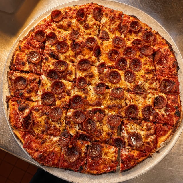 Tavern Pepperoni Pizza.