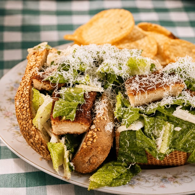 Chicken Caesar Hoagie.